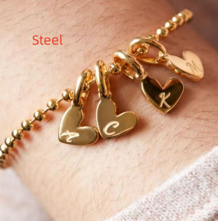 3D Bracelet Luxury Jewelry 18K Gold Plated Pendant