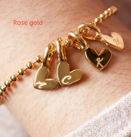 3D Bracelet Luxury Jewelry 18K Gold Plated Pendant